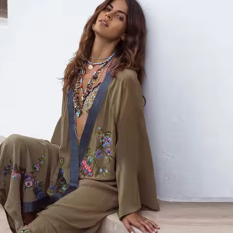 Kimono d'Été Japonais Femme - Élégance & Légèreté