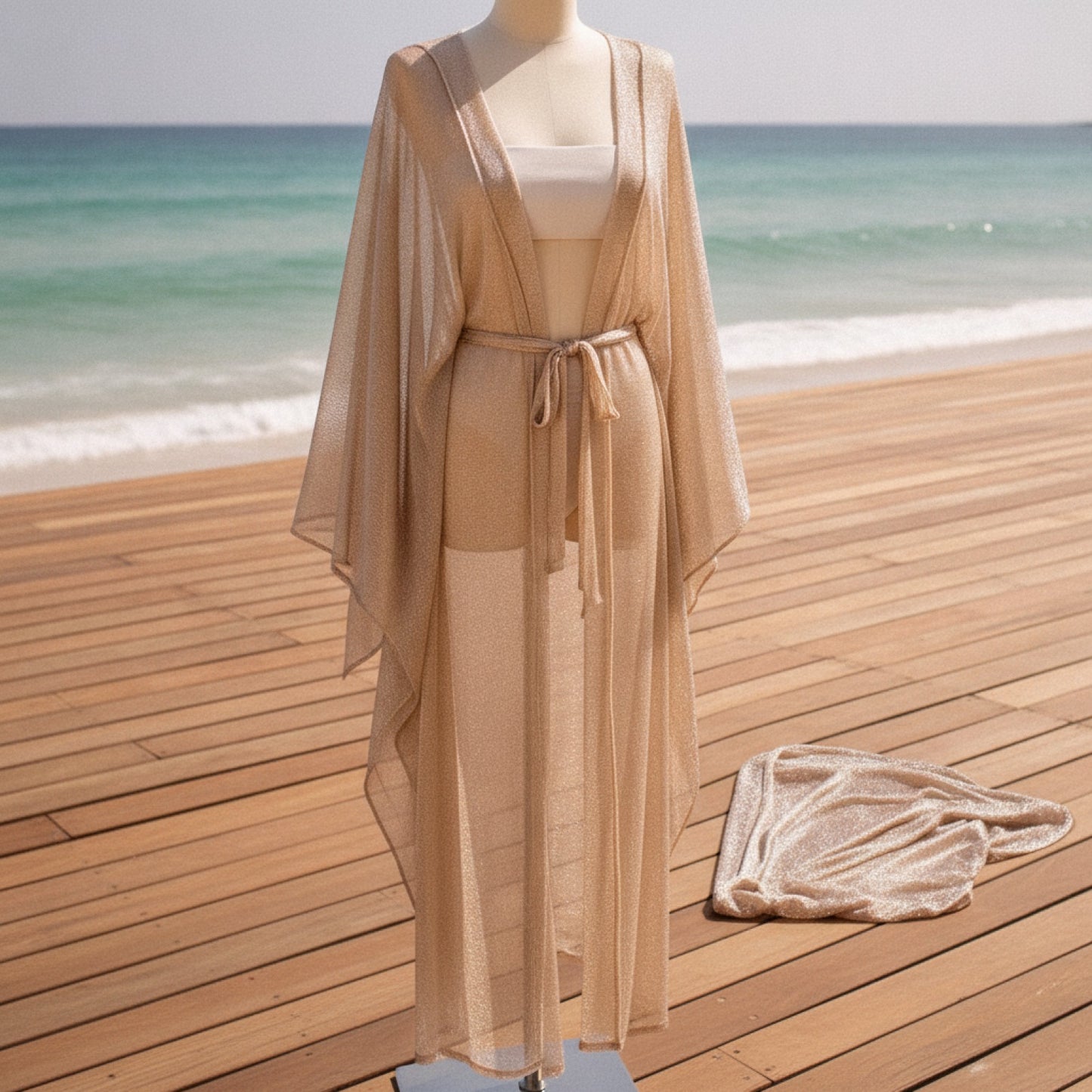 Kimono Long Transparent Bohème Chic