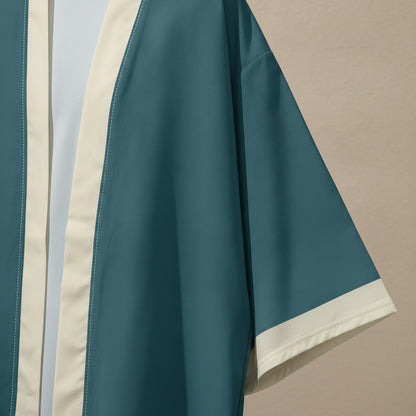 Kimono Haori Ample Unisexe - Style Japonais Décontracté